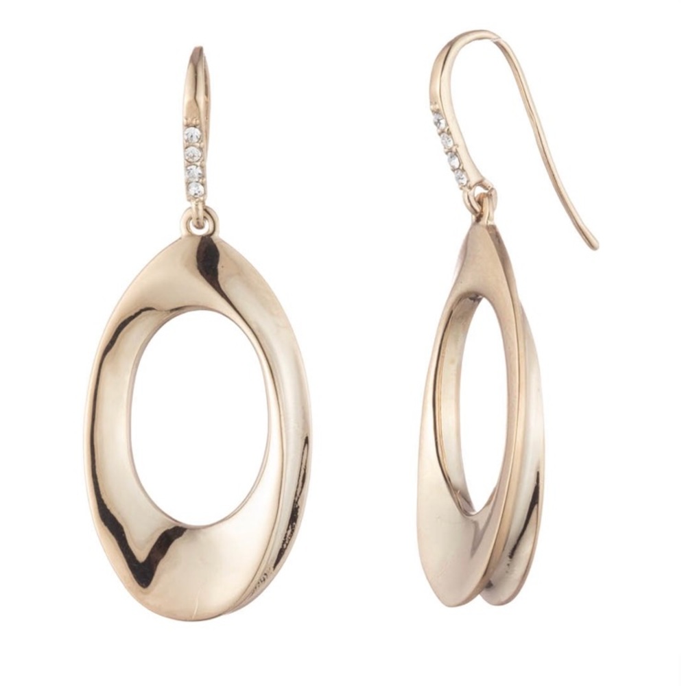 Carolee ON CLOUD NINE METAL DROP GOLD TONE EARRING